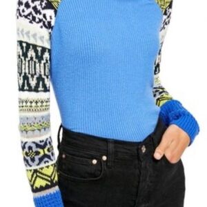 $98 Free People Blue Bell OB1010823 Top, Small